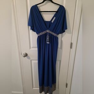 Cabana Life Upf Blue Dress